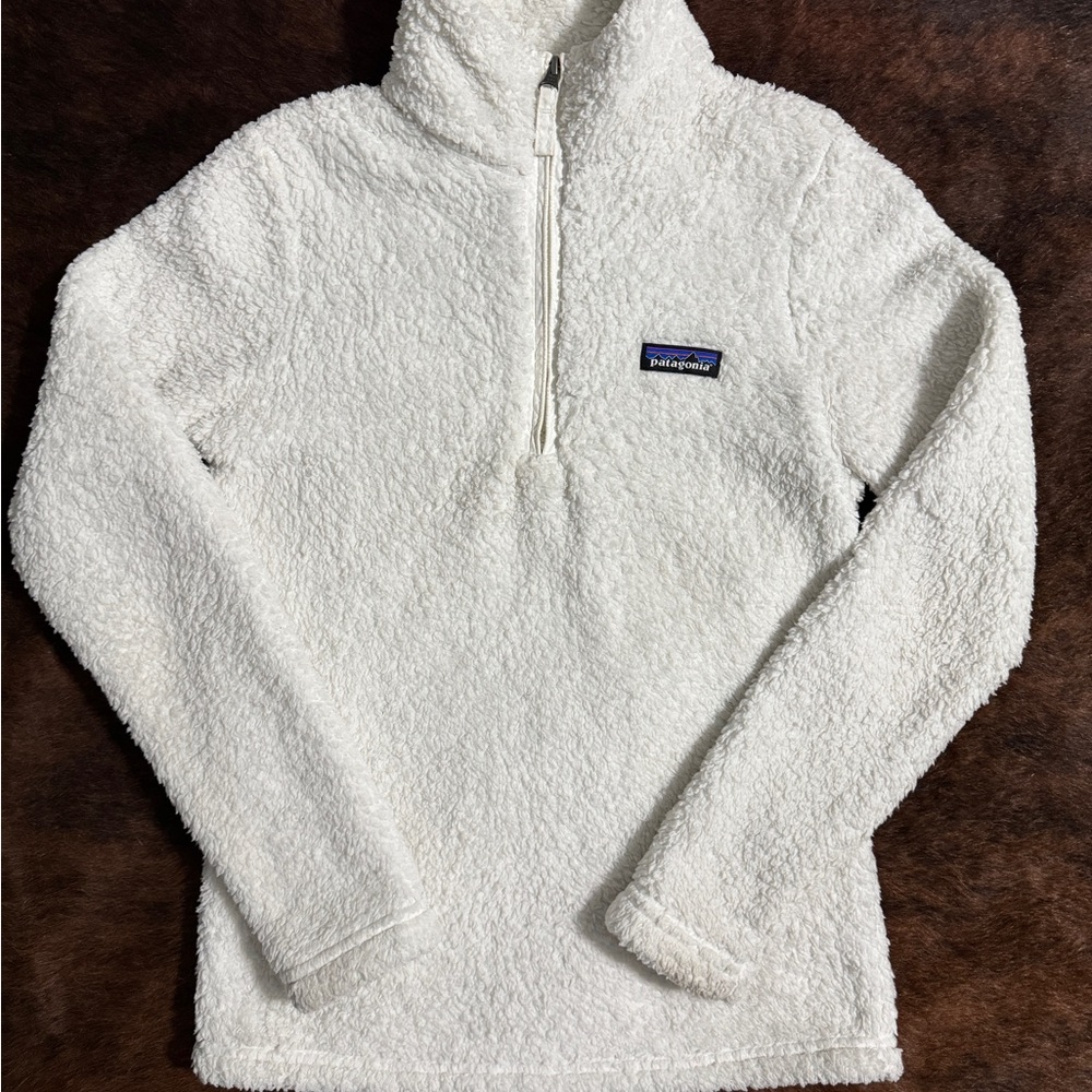 Patagonia Women's Cream Fleece Turtleneck Sweater